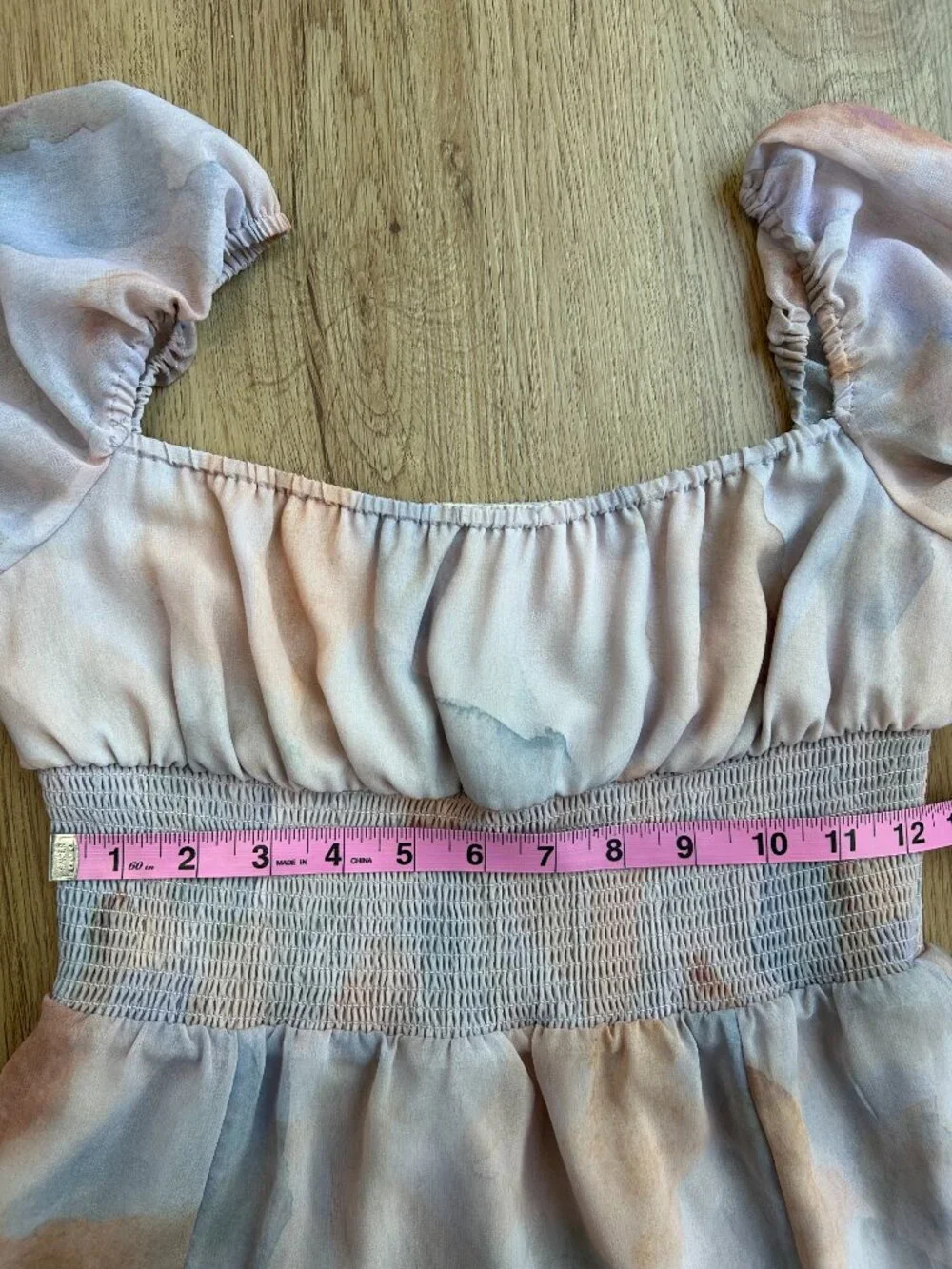 Aritzia‎ Wilfred Bella Slit Dress Small Watercolor Midi Romantic Cottagecore